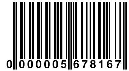 0 000005 678167