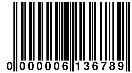 0 000006 136789