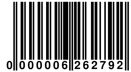 0 000006 262792