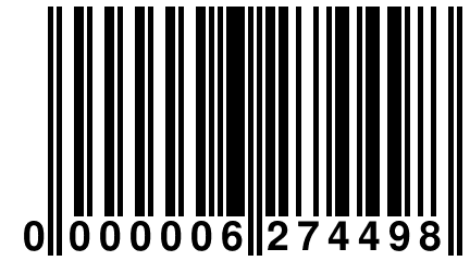 0 000006 274498