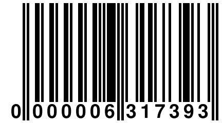 0 000006 317393