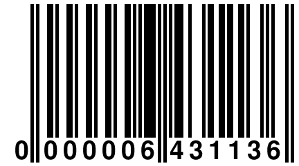 0 000006 431136