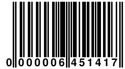 0 000006 451417