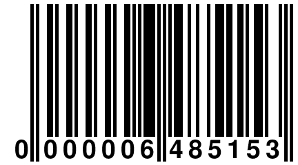 0 000006 485153