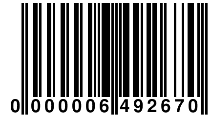 0 000006 492670