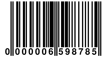 0 000006 598785