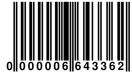 0 000006 643362