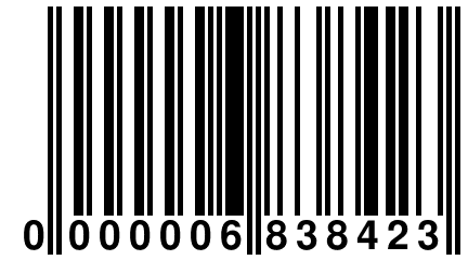 0 000006 838423