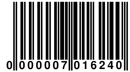 0 000007 016240