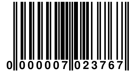 0 000007 023767