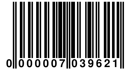 0 000007 039621