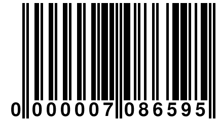 0 000007 086595