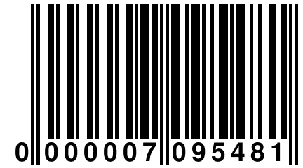 0 000007 095481