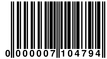 0 000007 104794