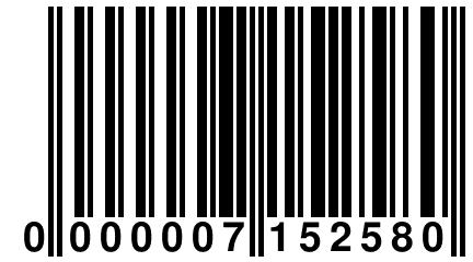 0 000007 152580