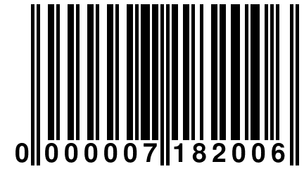 0 000007 182006