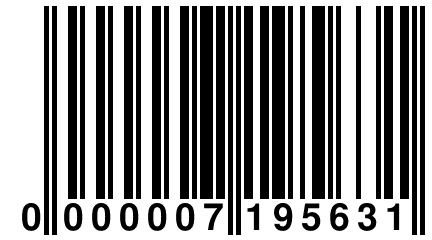 0 000007 195631