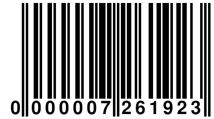 0 000007 261923