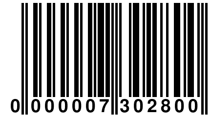 0 000007 302800