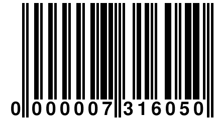 0 000007 316050