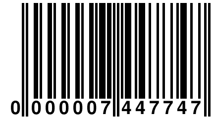 0 000007 447747