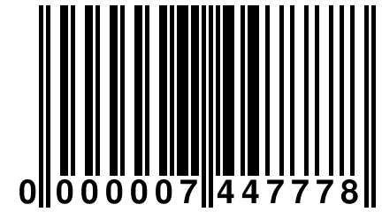 0 000007 447778