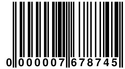 0 000007 678745