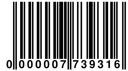 0 000007 739316