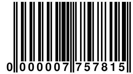 0 000007 757815