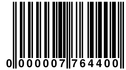 0 000007 764400