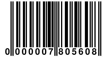 0 000007 805608