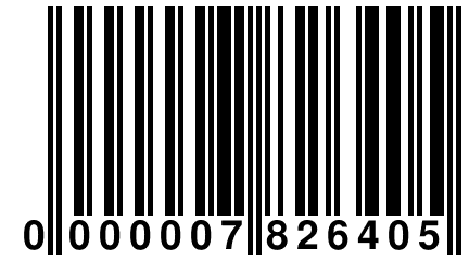 0 000007 826405