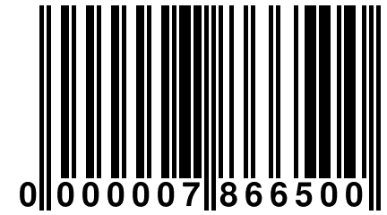 0 000007 866500