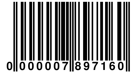 0 000007 897160