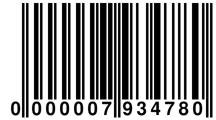 0 000007 934780