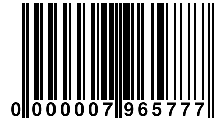 0 000007 965777