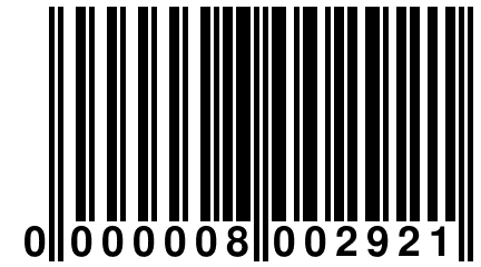 0 000008 002921