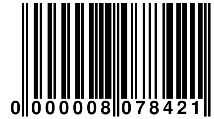 0 000008 078421