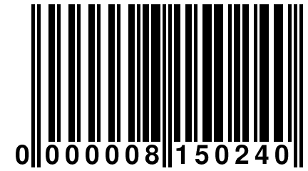 0 000008 150240