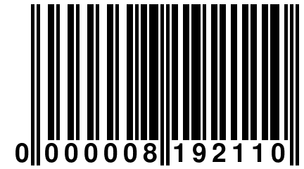 0 000008 192110