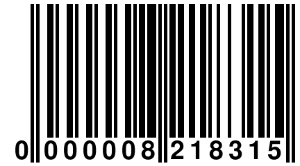 0 000008 218315