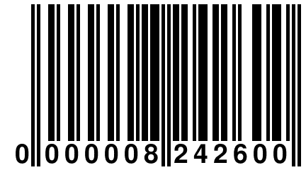 0 000008 242600