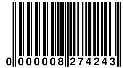 0 000008 274243