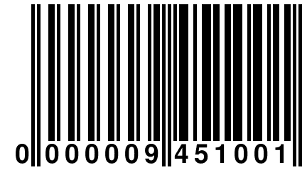 0 000009 451001