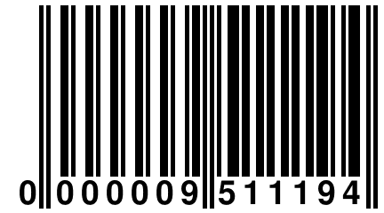 0 000009 511194