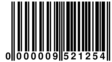 0 000009 521254