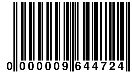 0 000009 644724