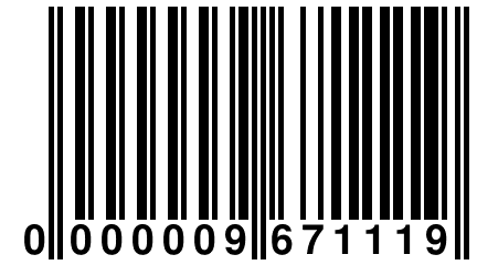 0 000009 671119