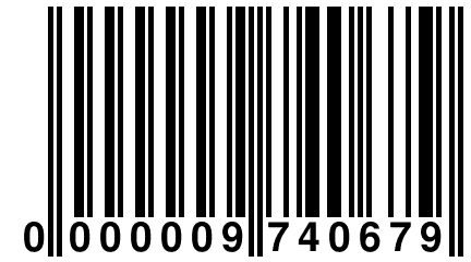 0 000009 740679