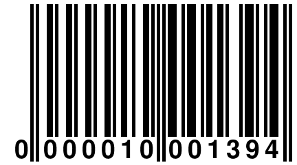 0 000010 001394